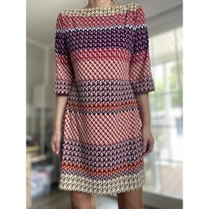 DONNA MORGAN boatneck shift dress 12